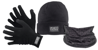 Picture of JCB - Winter Set 2018 - Super Stretch Gloves - Beanie Hat - Snood - [PS-D+ZH]