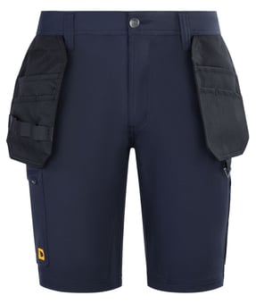 picture of JCB Workwear Unisex Stretch Holster Pocket Shorts - Navy Blue - BE-JCB031N
