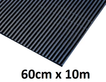 picture of Interflex Splash Multi-Use Anti-Slip Mat Black - 60cm x 10m Roll - [BLD-IF2433BL]