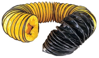picture of Elite PVC Heater Ducting - 410mm x 3.0m c/w Zip & Diffuser Grill - [HC-4515.571A]