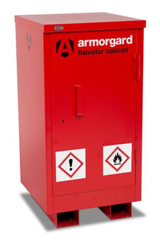 picture of ArmorGard - FlamStor FSC1 - Hazardous & Flammable Materials Cabinet - Internal Dimensions 490mm x 465mm x 895m - 40L Sump Capacity - [AG-FSC1]