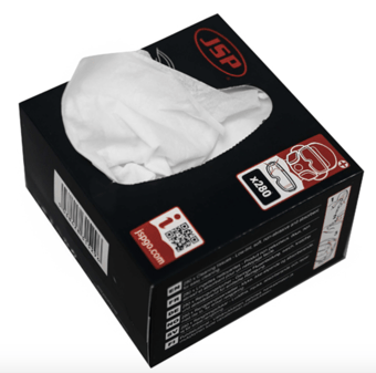 picture of JSP - Box of 280 Multi Function Lens and PPE Cleaning Tissues - [JS-ASU200-000-300]