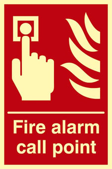 picture of Spectrum Fire Alarm Call Point – Photolum. 200 x 300mm – [SCXO-CI-12438]