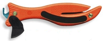 picture of F200 Fish Orange Safety Knife - [KC-F200-ORA]