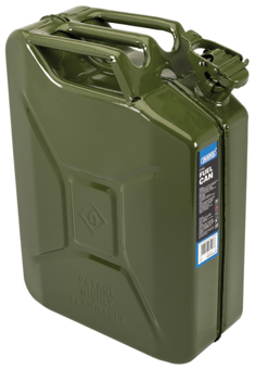picture of Draper - Steel Fuel Can - 20L - Ideal For Storing And Transferring Flammable Liquids - Green - [DO-SFC20L-GREEN/C]