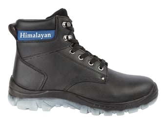 Picture of Himalayan - Black Leather Upper Safety S1P Ankle Boot - BR-2600