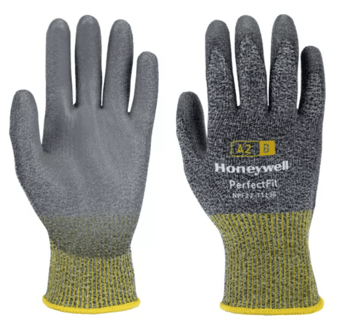 picture of Honeywell Perfect Fit 13G A2/B Polyurethane Coated Grey Gloves - HW-NPF22-7113G