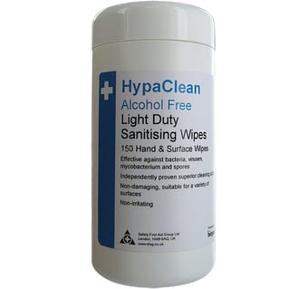 Picture of HypaClean Light Duty Sanitising Wipes - Drum of 150 Wipes - [SA-D5194]