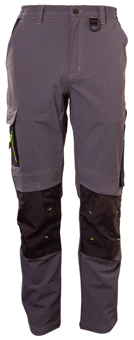 Picture of Flex Workwear Two-tone Trouser Grey/Black Regular Leg - BE-SFTGYBL
