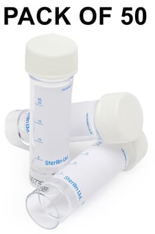 picture of Urine Bottles - 30ml - Screw Cap - Pack of 50 - [CM-86017]