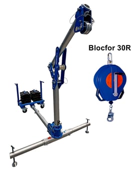 picture of Tractel Davitrac Davit - Counterweight Base, Weights, Blocfor 30R - [TRC-286819-22128-221138-84142] - (LP)