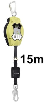 picture of Kratos Atex Helixon Retractable Wire Rope Fall Arrest Block - 15mtr - [KR-FA2040215]