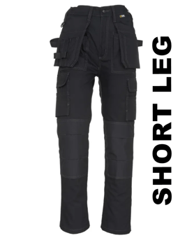 picture of Merlin Tradesman Trouser - Black - Short Leg - ON-2800-BK-S