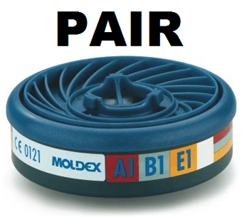 picture of Moldex ABE1 Gas Filters for the Series 7000 and 9000 Face Masks - Pair - [MO-9300]