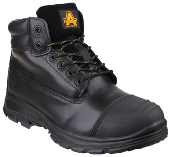 Picture of Amblers FS301 Brecon Water Resistant Metatarsal Guard Lace Up Black Safety Boots S3 M HRO SRC - FS-23743-38994
