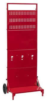 picture of Firechief Flat-Pack Wheeled Site Stand - Red - FPSSR - [HS-107-2065] - (LP)