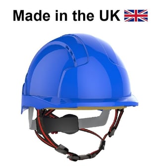 picture of JSP - EVOLite Skyworker Industrial Height Blue Safety Helmet - [JS-AJS260-000-500]