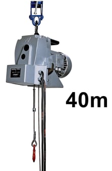 picture of Tractel TR50 500kg 110volt Minifor Electric Wire Rope Hoist c/w 40mtr Rope - [TRC-106019-61989] - (LP)