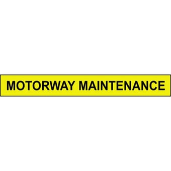 Picture of Spectrum Motorway Maintenance - MAG 890 x 100mm - [SCXO-CI-12586]