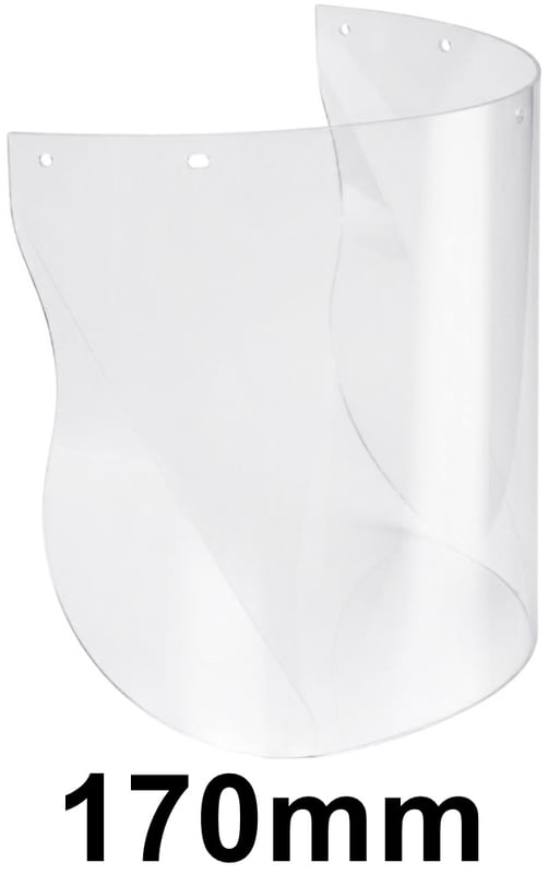 Centurion Polycarbonate Face Screen 170 mm With Chinguard Connexion - [CE-S580]