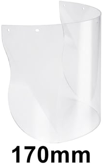 picture of Centurion Polycarbonate Face Screen 170 mm With Chinguard Connexion - [CE-S580]