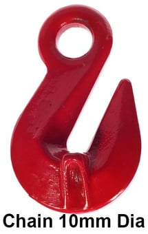 Picture of GT Cobra Grade 80 Eye Type Grab Hook - For Chain 10 Dia. - [GT-G80EGH10] - (HP)