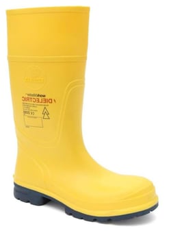 Picture of Workmaster Respirex Dielectric Safety Yellow Wellington Boots - SBE SRA HRO - RE-DIA