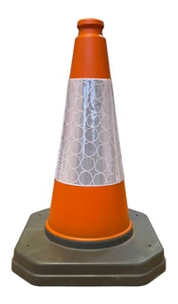 picture of ProSolve Thermoplastic Traffic Cone - 460mm - [PV-PVTPC46R]