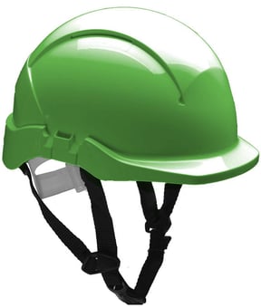 Picture of Centurion Concept SecurePlus Green Safety Helmet - Reduced Peak Slip Ratchet Non Vented - [CE-S08CGL]