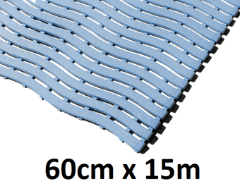 picture of Kumfi Step Anti-Slip Swimming Pool Mat Light Blue - 60cm x 15m Roll - [BLD-KM250LB]