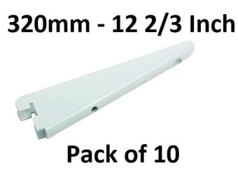 picture of Twin Track Shelving Bracket - 320mm - Pack of 10 - [CI-AB14L]