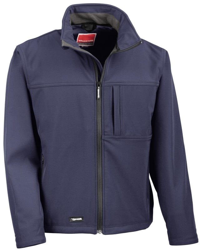 picture of Result Mens Navy Classic Softshell Jacket - BT-R121M-NAV