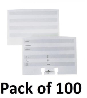 picture of Durable - Telephone Index Cards Extension - White - Pack of 100 - [DL-241902]
