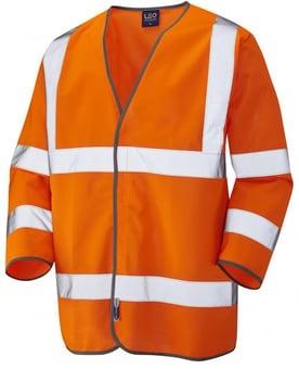 Picture of Forches - Orange Hi-Vis 3/4 Sleeve Waistcoat - LE-S03-O - (DISC-R)