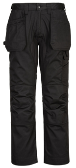 picture of Portwest CD883 - WX2 Stretch Holster Trousers Black - PW-CD883BKR
