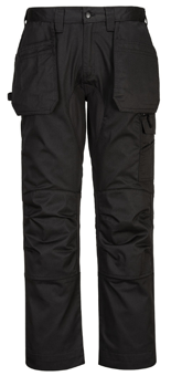 Picture of Portwest CD883 - WX2 Stretch Holster Trousers Black - PW-CD883BKR
