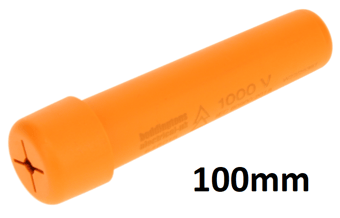 picture of Boddingtons Insulated Straight Cable Push-On Shroud 15mm x 100mm - [BD-646015]