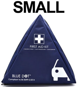 picture of Blue Dot Small Vehicle First Aid Kit In Soft Triangular Shaped Pouch - [CM-300004M]