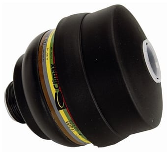 Picture of Climax 725 A2B2E2K2P3 Gas Filter for the Climax 731 Face Mask - Single Unit - EN148-1 - [CL-725A2B2E2K2P3]