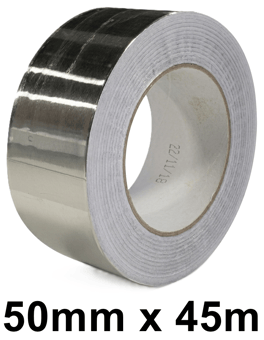 picture of Foil Tape - Helps Seal & Protect Many Sensitive Assemblies & Surfaces 50mm x 45m - [OS-70/004/018]