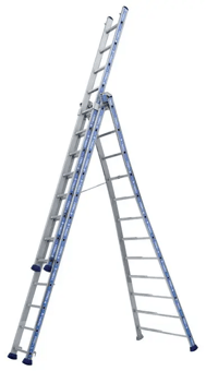 picture of Slingsby Heavy-Duty 3 Section Combination Ladder with Splayed Base - 36 Treads - [SLB-406396] - (LP)