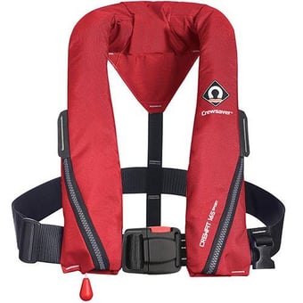 Picture of Crewsaver Crewfit 165N Automatic Harness Red Sport Lifejacket - [CW-9715RA]