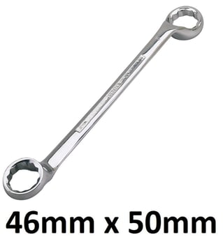 picture of Draper - Bi-Hexagon Deep Offset Ring Spanner - 46mm x 50mm - [DO-55707]
