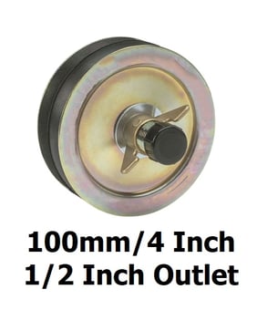 picture of Horobin 100mm/4 Inch 1/2 Inch Outlet Drain Stoppers - [HO-73062]