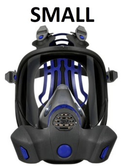 picture of 3M Secure Click Reusable Full Face Respirator - Small - [3M-FF-801]