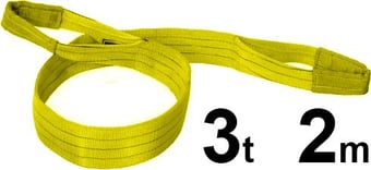 picture of LashKing - Polyester Webbing Sling - 3t W.L.L - Length: 2mtr - [GT-DWS3T2M]