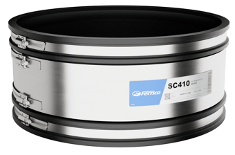 picture of Fernco Extra Wide Standard Coupling EPDM 304 - 385-410mm - [FRN-SC410W]