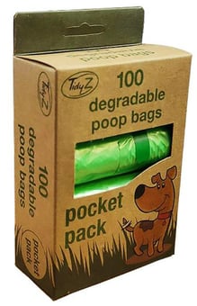picture of TidyZ Disposable Dog Poop Bags 100 Pack - [PD-B1459]