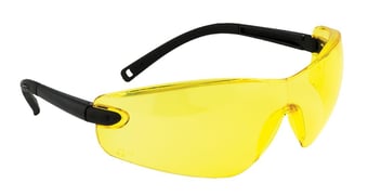 picture of Portwest - PW34 - Profile Safety Spectacle - Amber - [PW-PW34AMR]