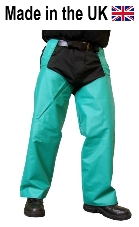 Chemmaster Leggings with Straps - Strong and Durable - GL-CMLS-GREEN